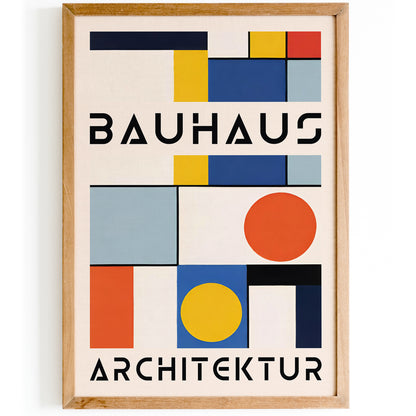 Bauhaus Architektur Poster