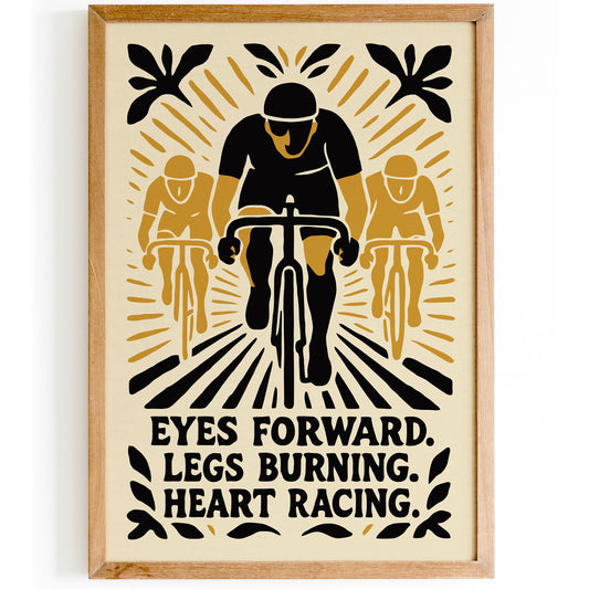 Cycling Motivation Poster