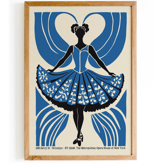 Opera House of New York Retro Poster