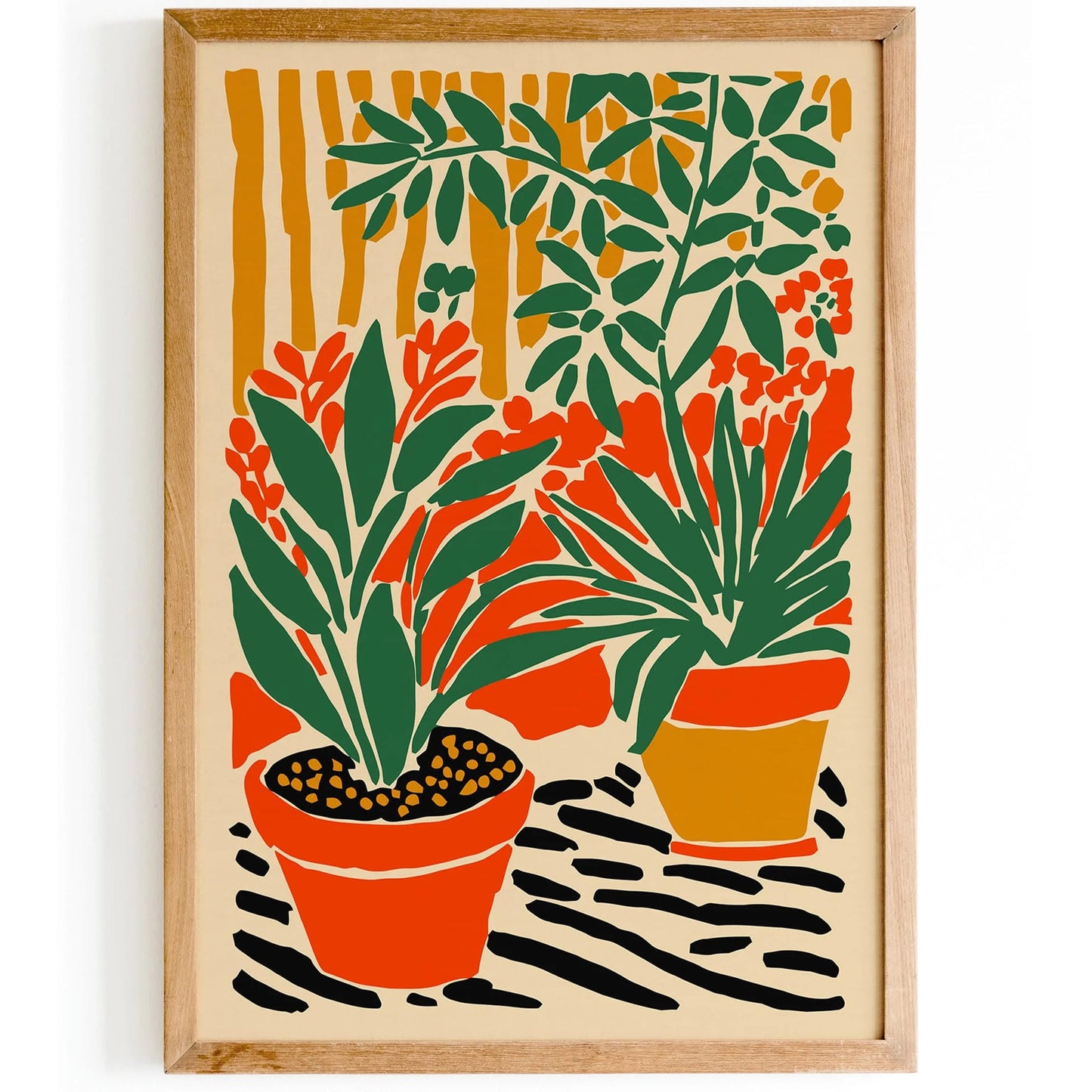 Matisse Inspired Colorful Garden Poster 2025