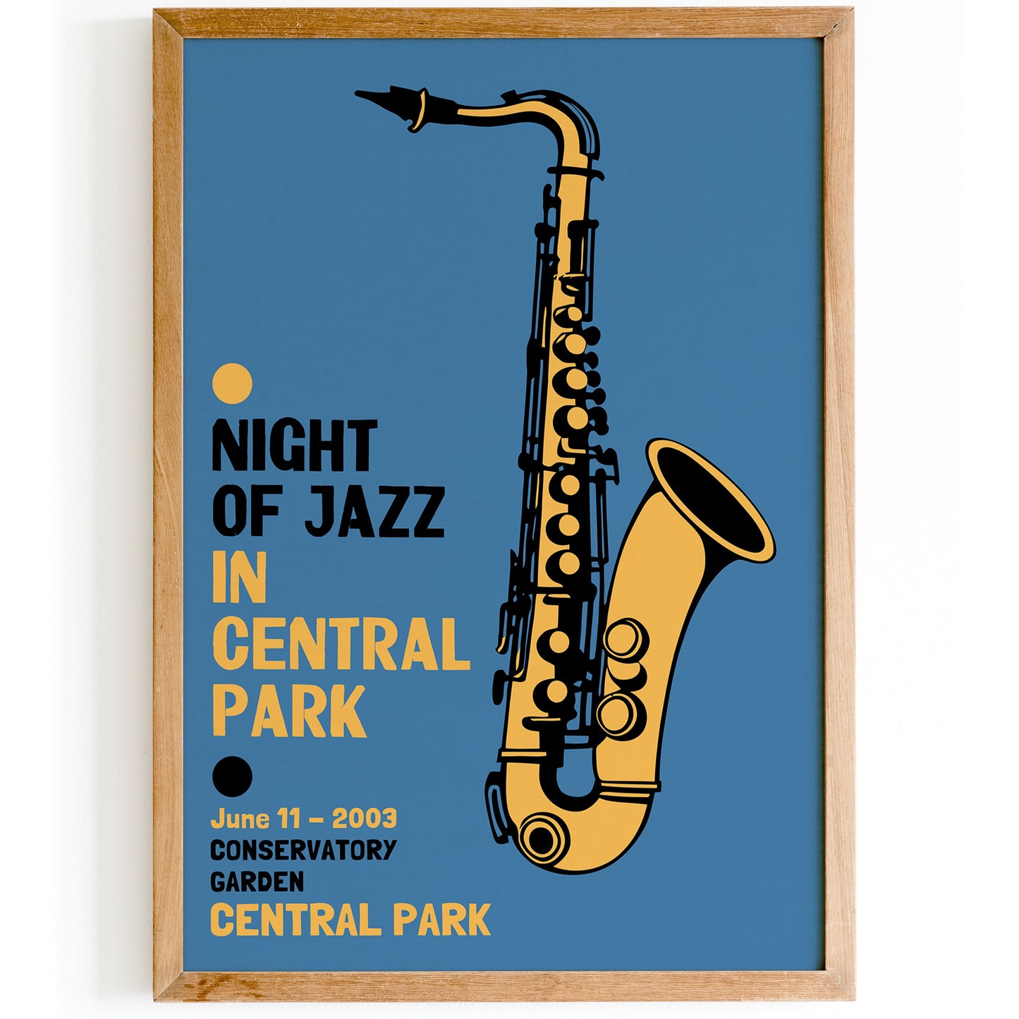 2003 Night of Jazz NYC Poster