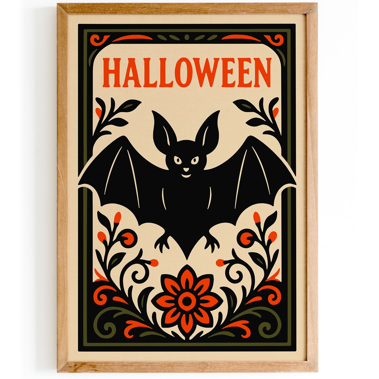 Halloween Bat Poster