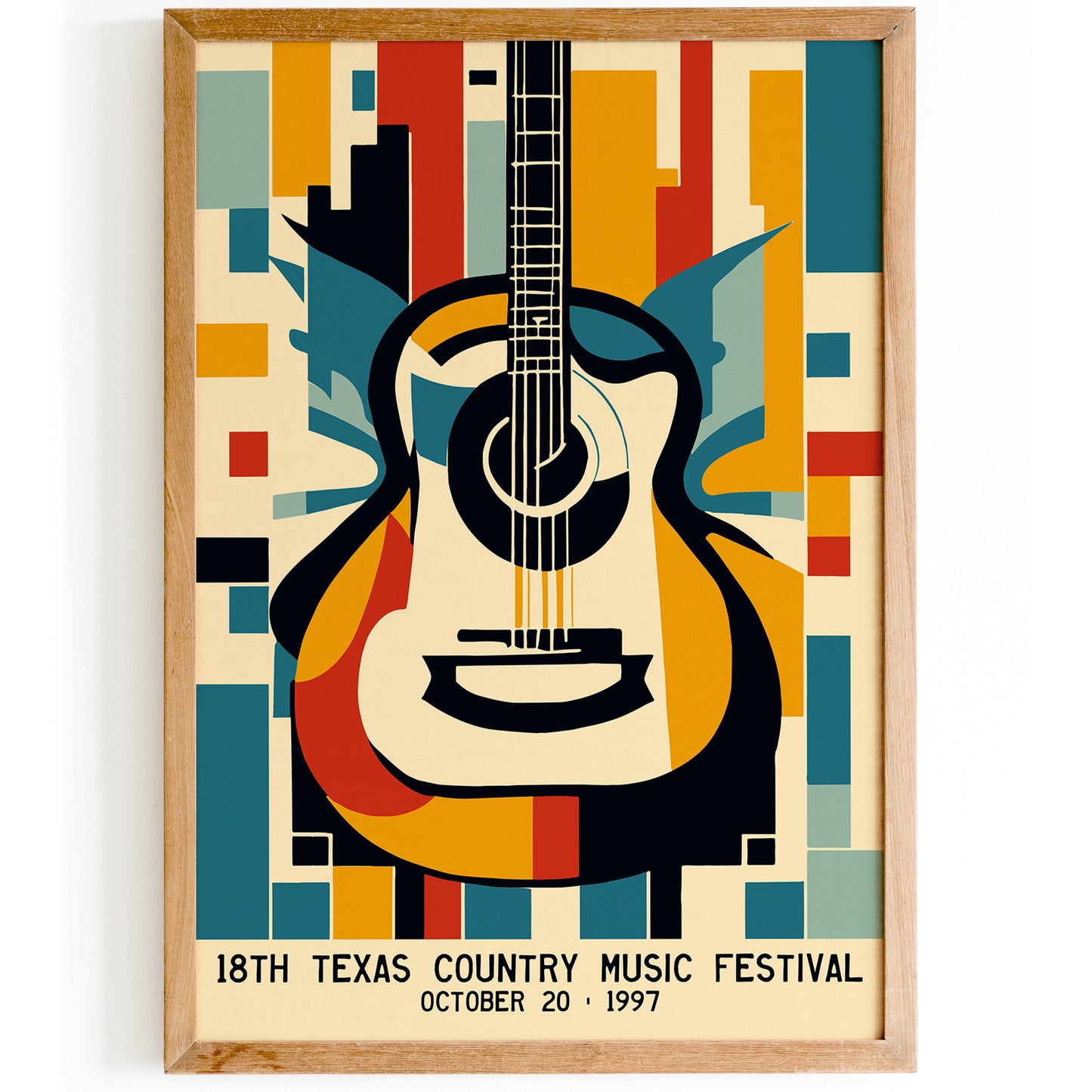 1997 Texas Country Music Festival Poster