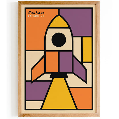 Bauhaus Space Explorer Expedition Art Print