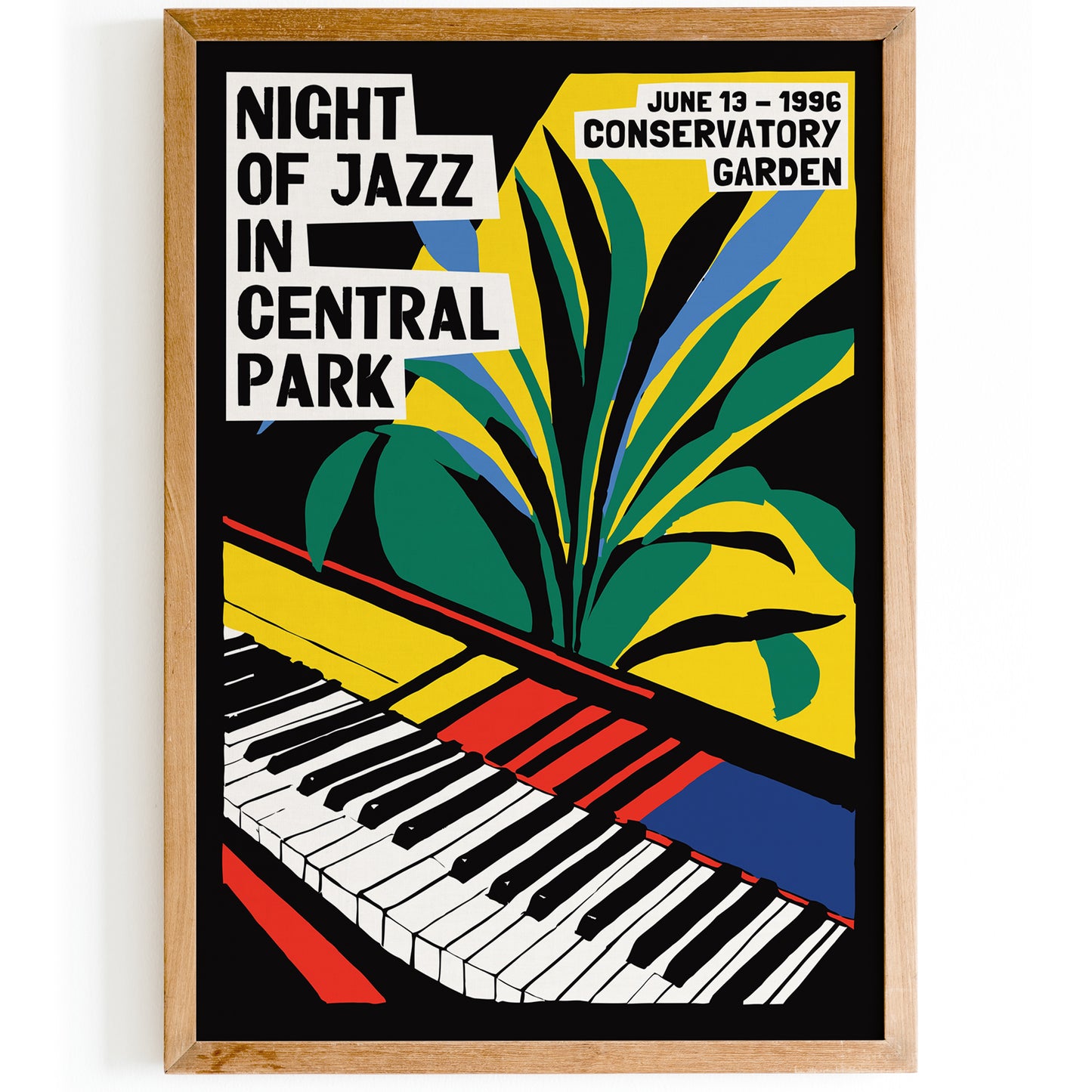 Night of Jazz in Central Park 1996 Poster