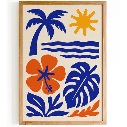 Hawaii Nature Blue Art Print