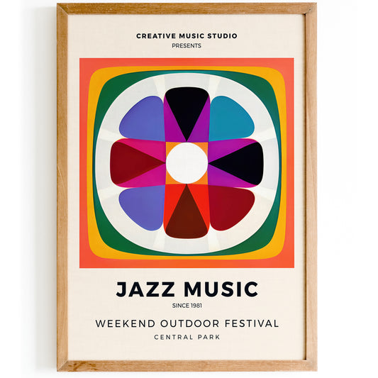 Music Festival in Central Park Art Print