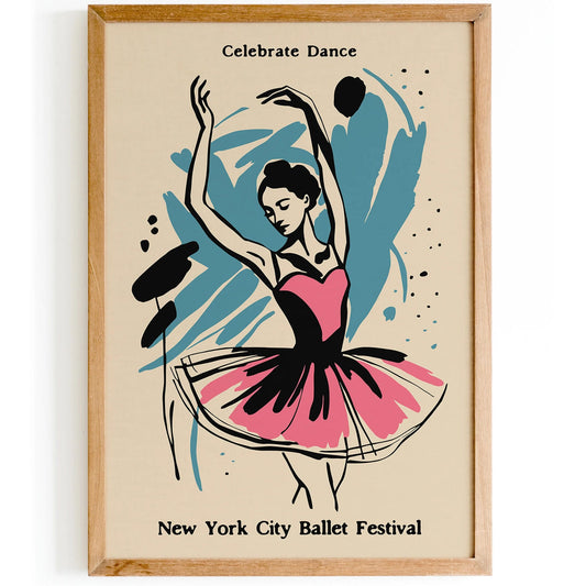 Modern Dance Studio Decor Art Print