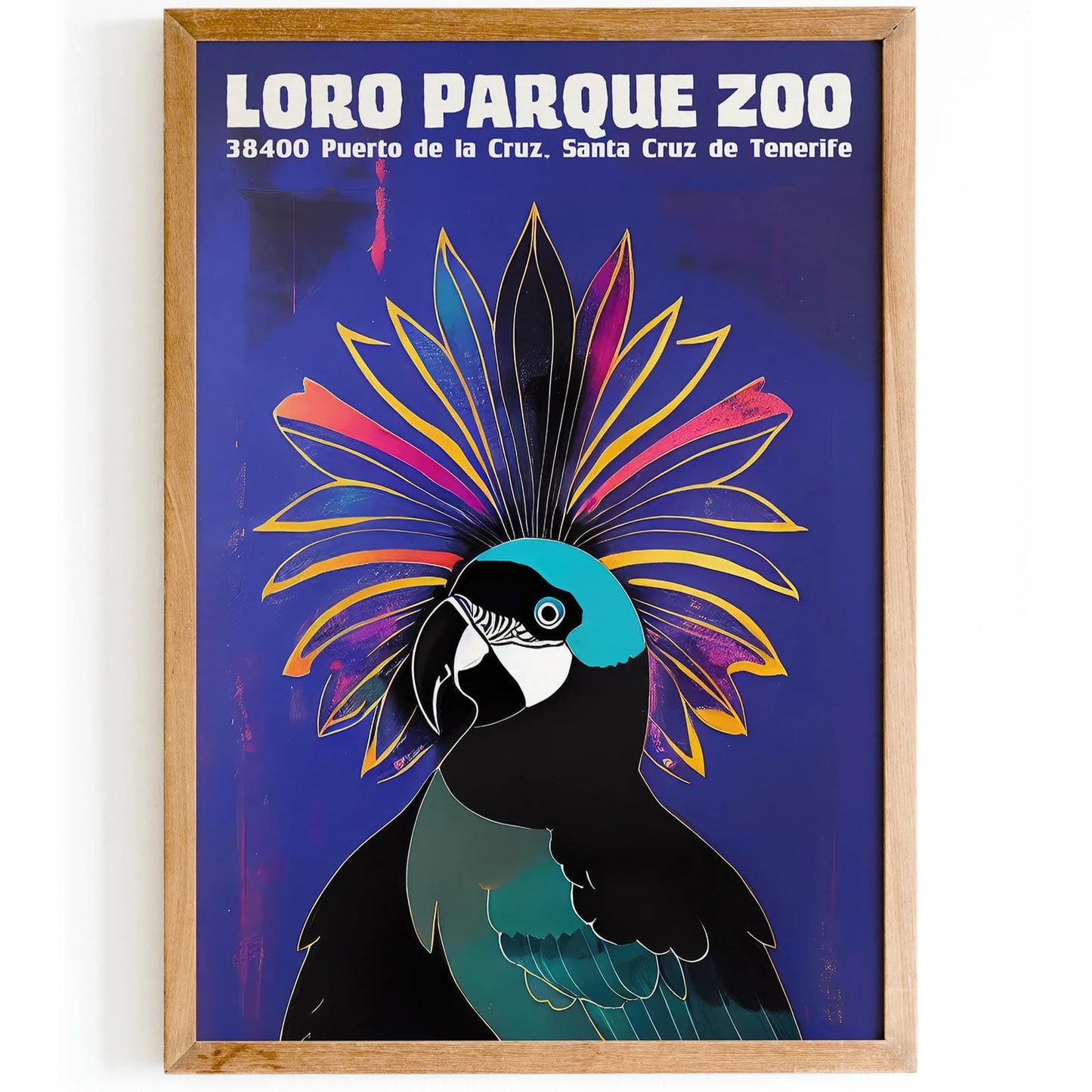 Loro Parque Vintage Zoo Poster