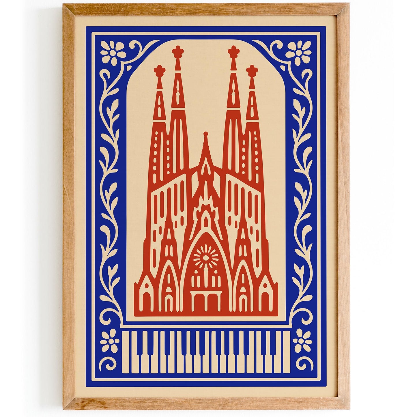 Festival de Jazz Barcelona Poster, Sagrada Familia Art Print