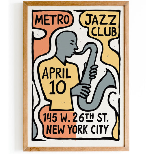 Metro Jazz Club Poster