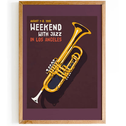 Weekend with Jazz – LA 1993 Poster