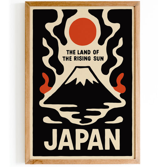 Japan Rising Sun Poster