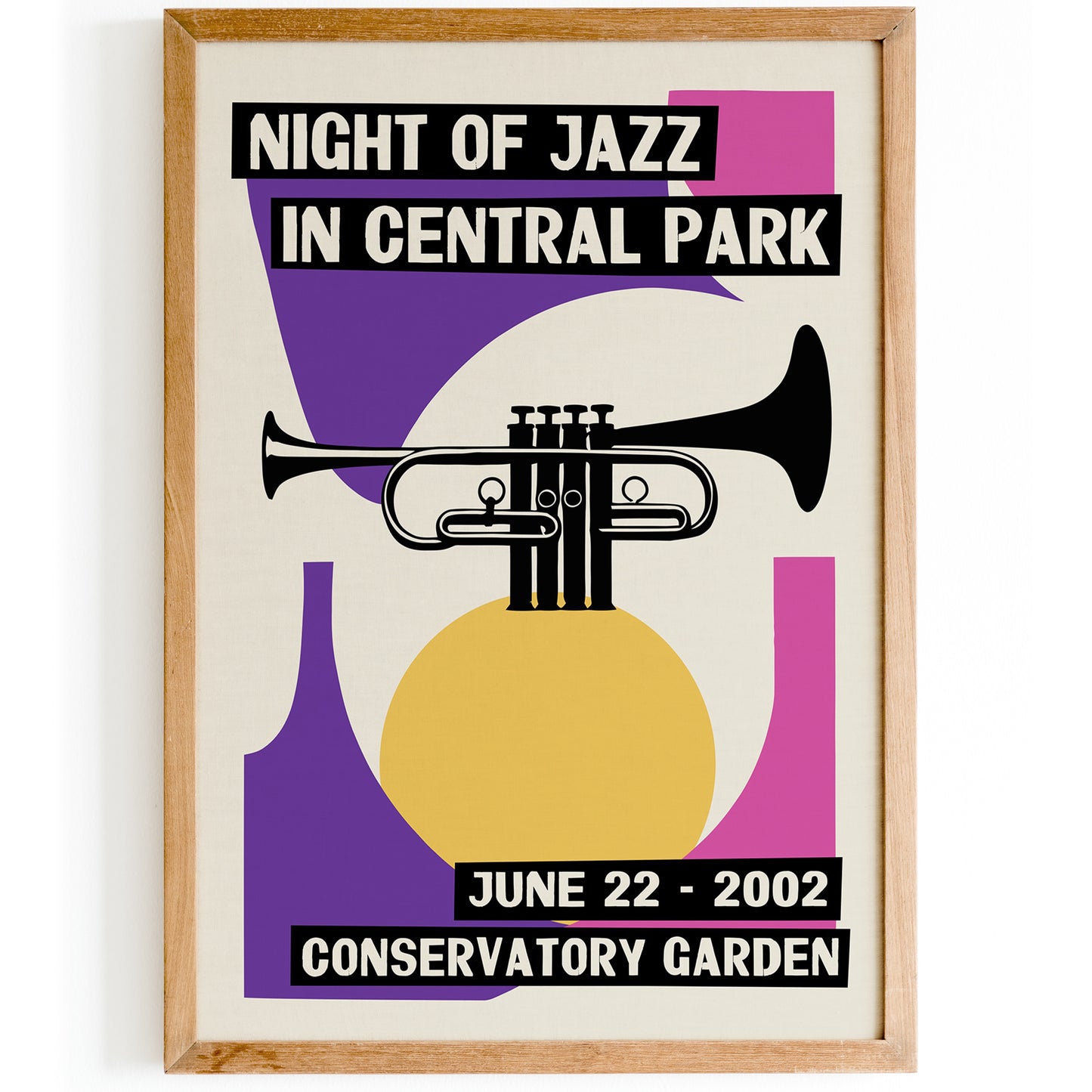 Central Park 2002 Jazz Festival Poster