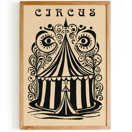Circus Vintage Festival Poster