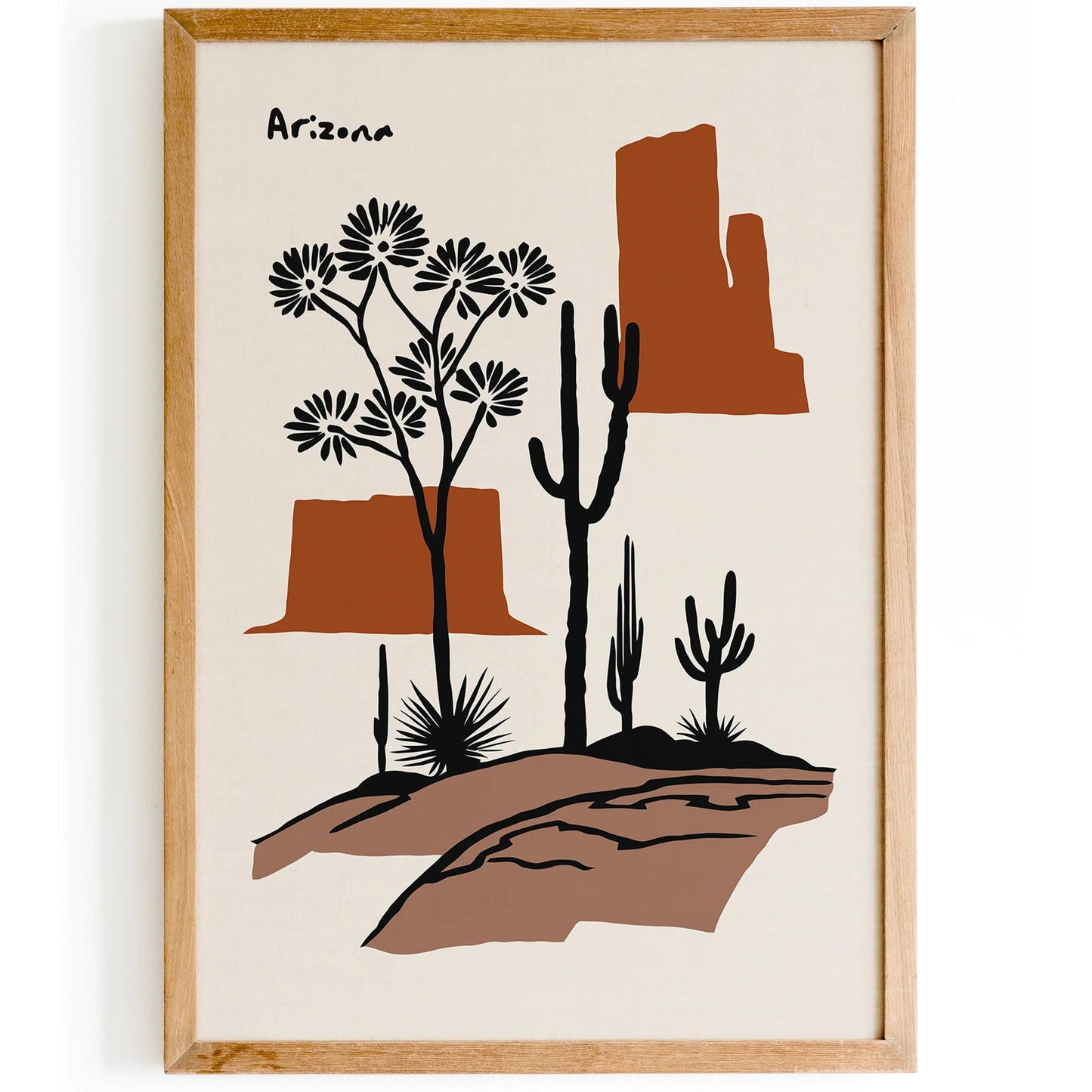 Arizona Modern Minimalist Art Print