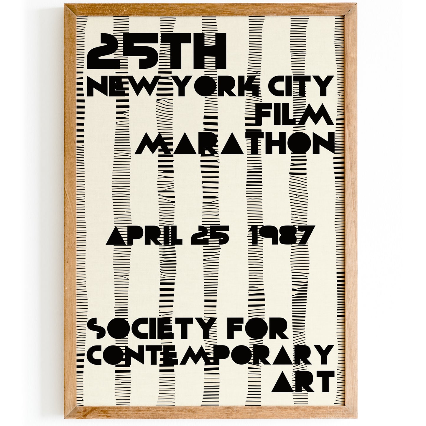 25th NYC Film Festival Retro Poster