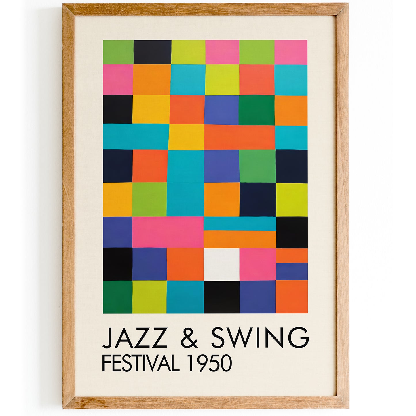 Jazz & Swing Festival Music Poster