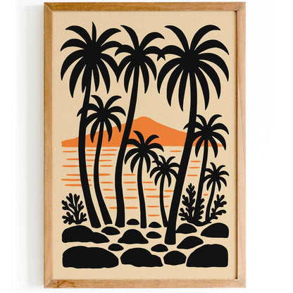 Tropical Landscape Wall Art – Stunning Beach Print