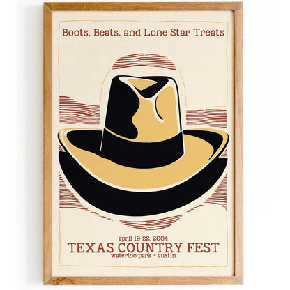 Texas Country Fest Poster Print