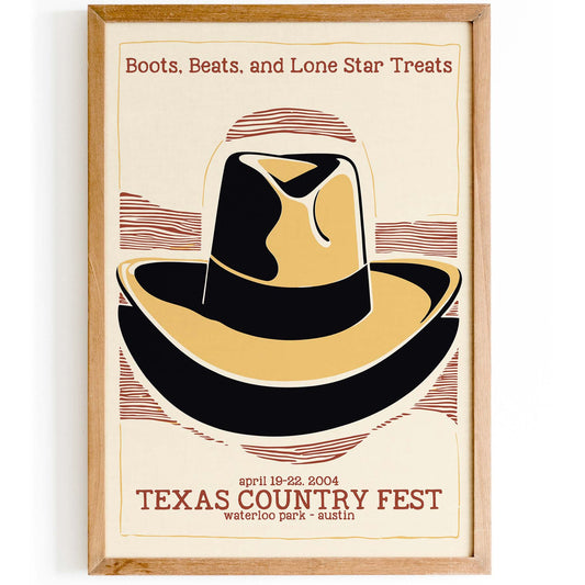 Texas Country Fest Poster Print
