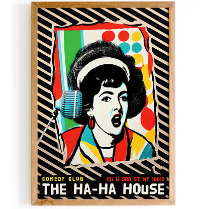 The Ha-Ha House NYC Comedy Club Poster