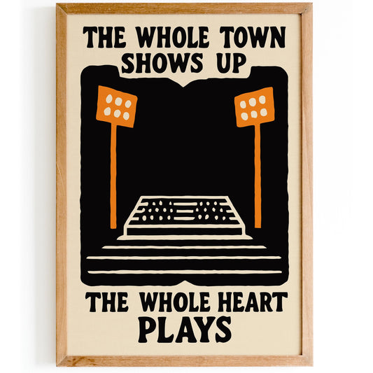 Stadium Night Poster Print
