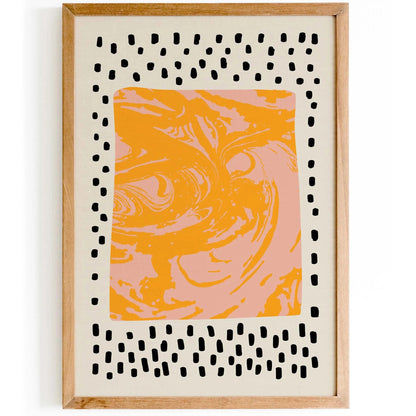 Swirl Pattern Abstract Poster Print