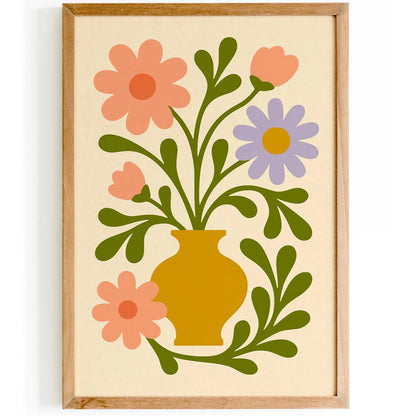 Flower Bouquet Wall Art – Nature Print Poster