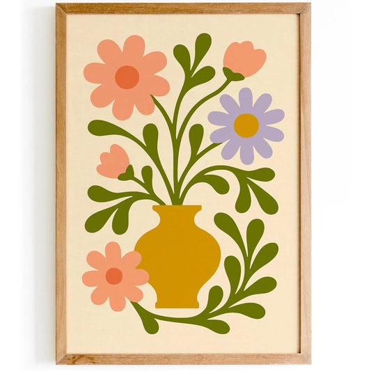 Flower Bouquet Wall Art – Nature Print Poster