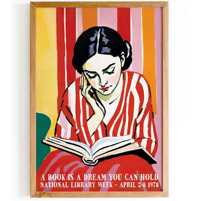 Book Lover Poster Print