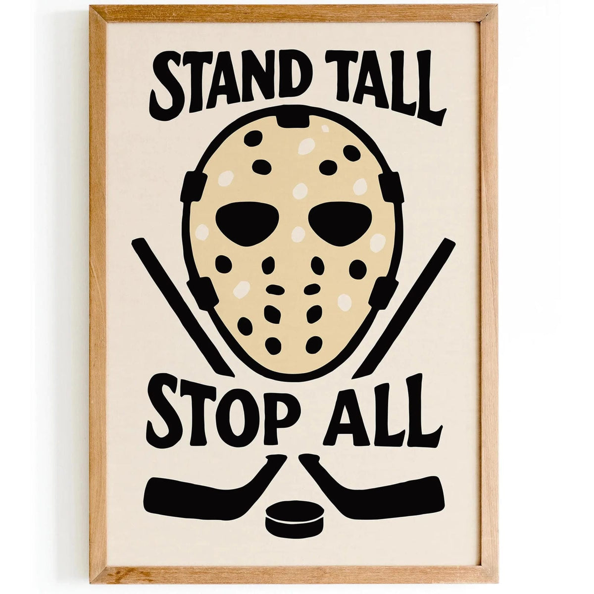 Hockey Goalie Motivational Poster