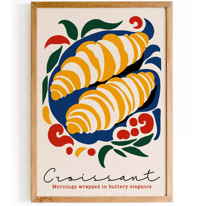 Croissant Morning Poster Print