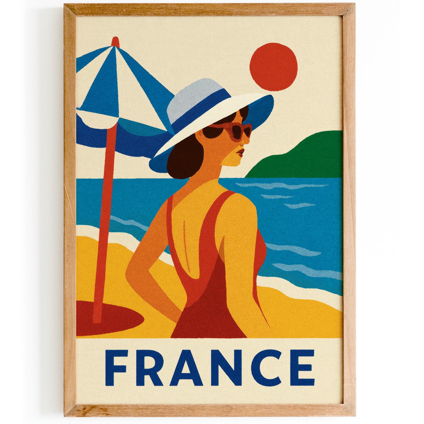 French Riviera Travel Poster