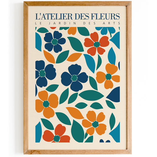 French Garden Flower Wall Art