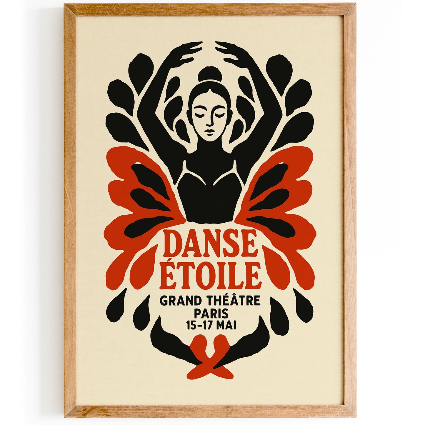 Danse Étoile Ballet Poster - French Dance Wall Art