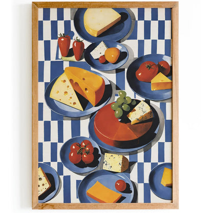 Gourmet Cheese & Tomato Poster
