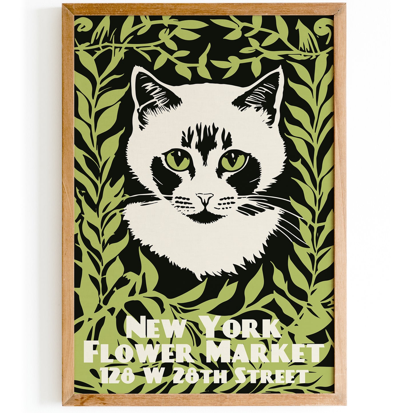 New York Flower Market Poster