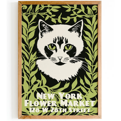 New York Flower Market Poster
