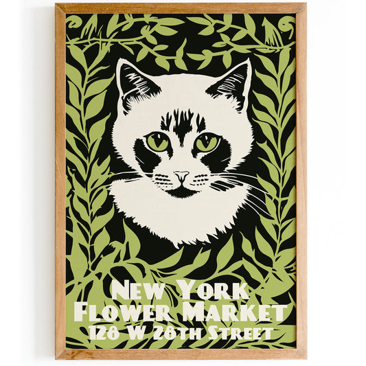 New York Flower Market Poster
