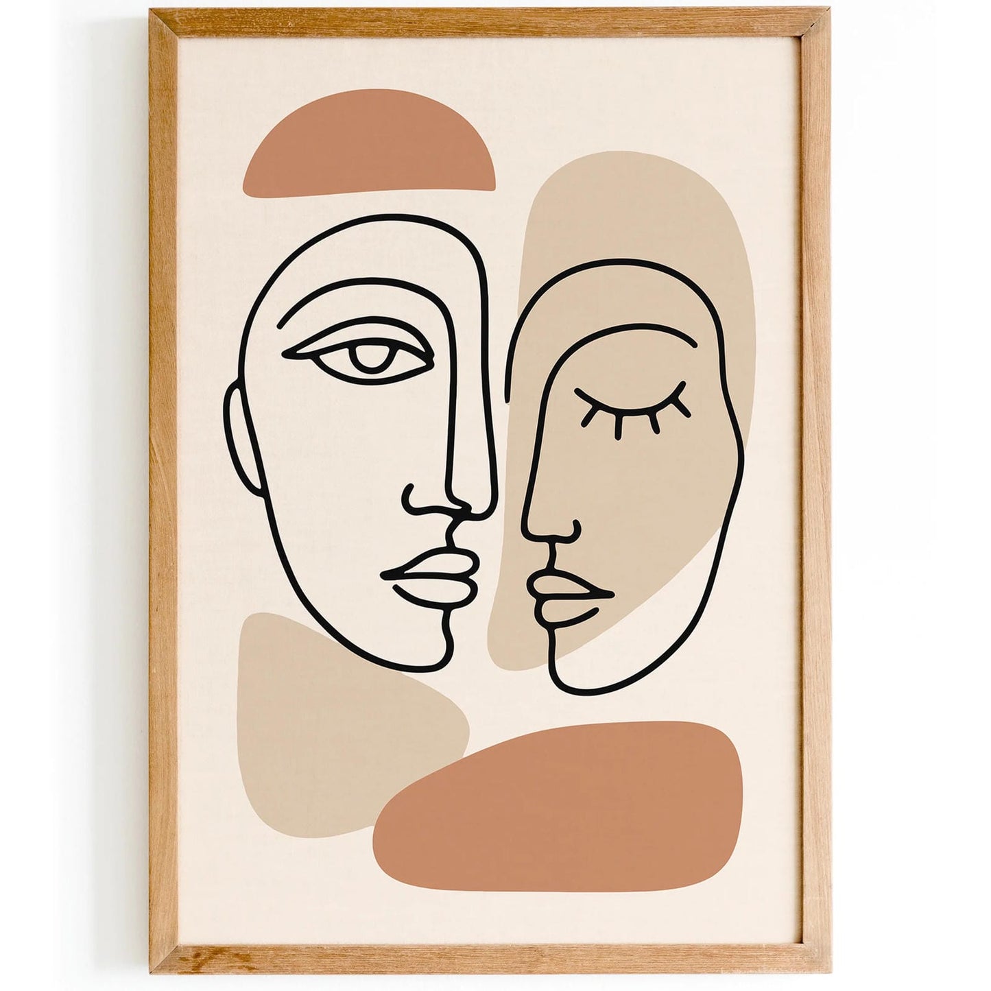 Couple Wall Print – Boho Minimal Style