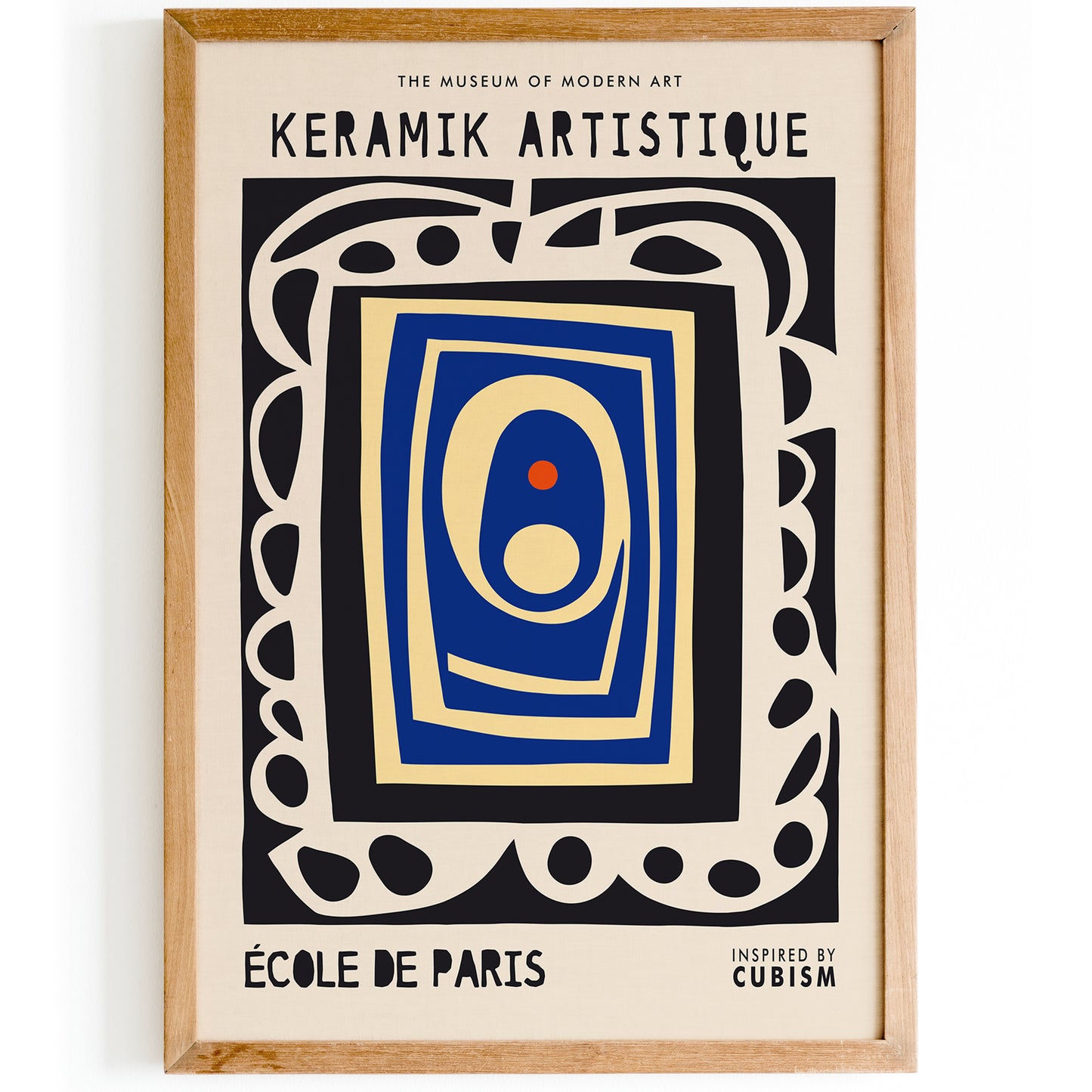 Ceramic Exhibition Abstract Poster