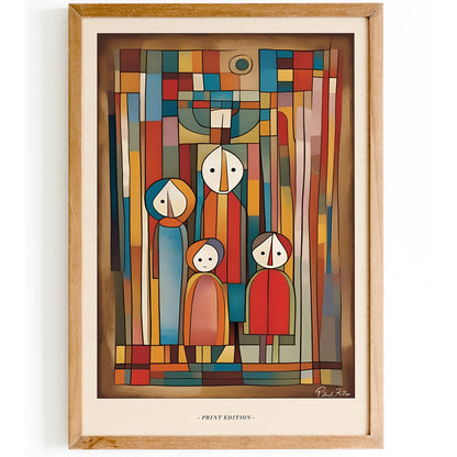 Geometric Wall Decor: Abstract Paul Klee Art Print