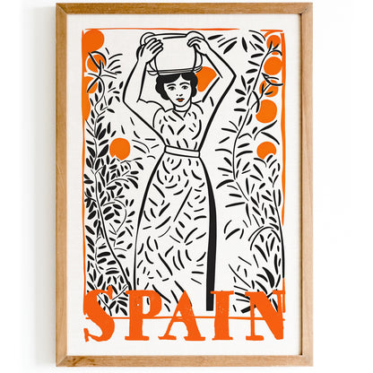 Spain - Vintage Travel Wall Art