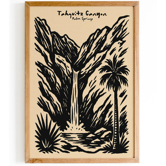 Tahquitz Canyon Poster - Palm Springs Wall Art