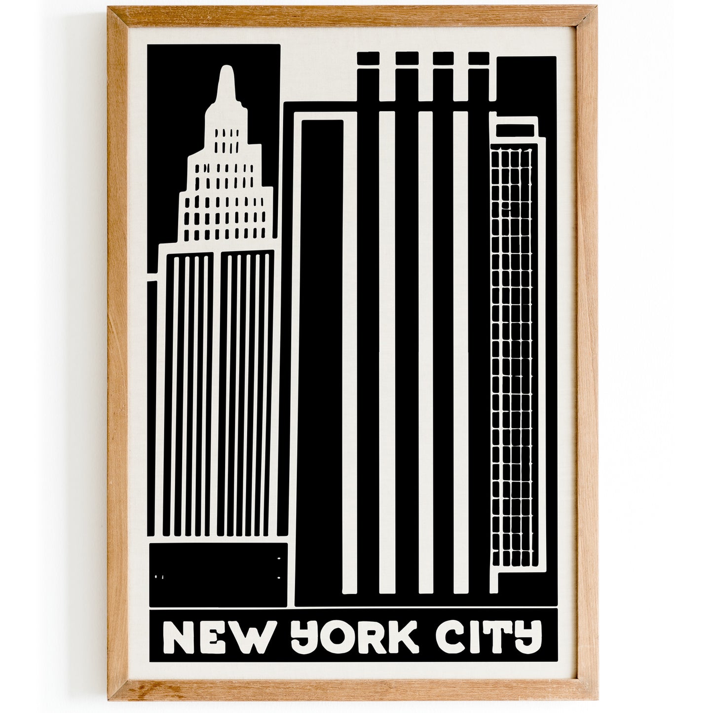 NYC Vintage Architecture Poster