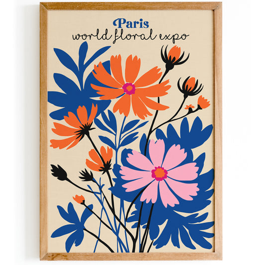 Paris Floral Show Art Print