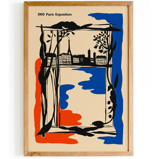 Paris Exhibition Vintage Poster - Antique French Wall Art