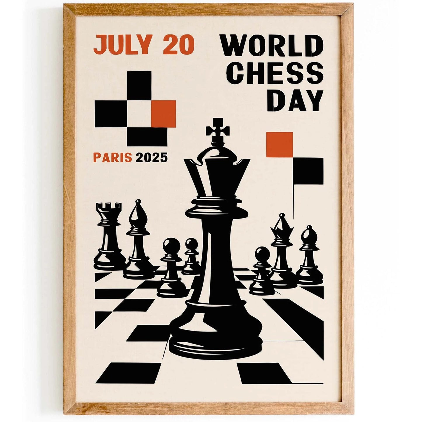 World Chess Day Poster Print