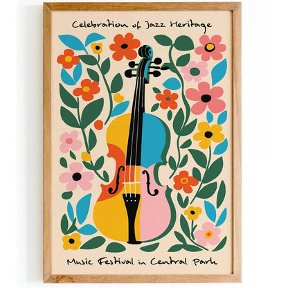 Music Festival Central Park Poster